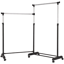 Check spelling or type a new query. Mainstays Adjustable Rolling Corner Garment Rack Metal Chrome And Black Walmart Com Walmart Com