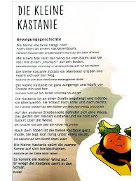 Kastaniengeschichte Fingerspiel Herbst Geschichten Fur Kinder Mitmachgeschichten