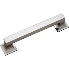 Hickory Hardware Studio 5 In Center To Center Satin Nickel Pull P3012 Sn The Home Depot In 2020 Satin Nickel Pulls Hickory Hardware Kitchen Cabinet Hardware