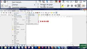 Si vous ne voulez pas de numéro de page sur la. 14 Inserer Carcacteres Speciaux Saut De Page Date Heure Avec Writer Youtube