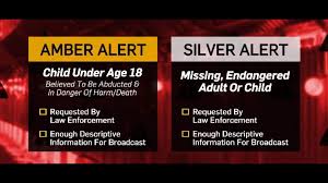Blue alerts are issued when a law enforcement officer in the line of duty has been killed, seriously injured or is missing; Amber Alerts Vs Silver Alerts What S The Difference Wthr Com