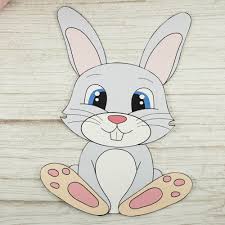 Click to share on facebook (opens in new window) Free Cut And Paste Bunny Rabbit Craft Simple Mom Project