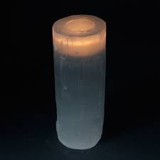 Mac natural himalayan pink salt candle holders 100% authentic natural pink himalayan crystal rock salt, hand carved elegant look tea light holder. Selenite Tealight Candle Holders