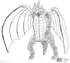 King adora godzilla coloring pages wednesday 18 september. Tyrnn S Art Coloring Home