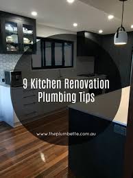 9 kitchen renovation plumbing tips