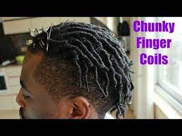 Men Hair How To Do Chunky Finger Coils Tutorial Youtube Coiling Natural Hair Natural Hair Men Hair Twist Styles