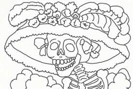 Click on the image to view the pdf. Day Of The Dead Coloring And Craft Activities