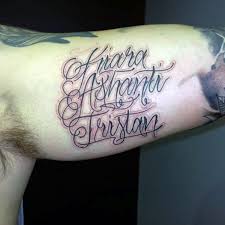 On the back of the arm is one of the best place to get an initials tattoo for men. Top 57 Name Tattoo Ideas 2021 Inspiration Guide