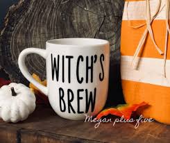These awesome factors make them the greatest option for fun parties, like the halloween party we've been planning for our kids and their friends all month long! Easy Witch S Brew Coffee Mug Decal Using Your Cricut Megan Plus Five
