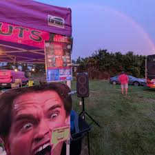 Rainbows, paloma-shaded sunsets, and purplish-pink afterglow to match our  tent/van from Gary Clark Jr. Night 2 over at @treehousebrewco