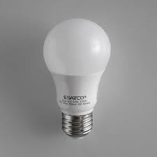 Satco S29596 9 5 Watt 60 Watt Equivalent Frosted Warm White Multi Directional Led Light Bulb 120v A19 4 Pack
