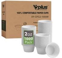 Amazon.com: Vplus 1000 Pack 2 OZ Disposable Souffle Cups ...