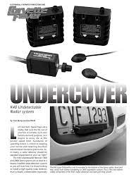 K40 electronics radar detectors and laser jamming solutions from prestige car audio and marine near new orleans are among the top products in the industry. K40 Undetectable Radar System Manualzz