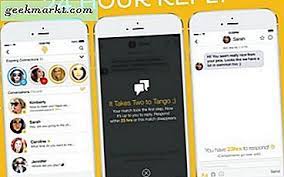 Bumble's 'beeline' feature has a very specific layout with its custom visual elements and ordering logic. Wie Man Bumble Beeline Benutzt Geekmarkt Com