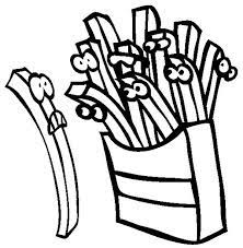 Printable french fries coloring page. French Fries Coloring Pages Dibujo Para Imprimir French Fries Coloring Pages Dibujo Para Imprimir Dibujo Para Imprimir