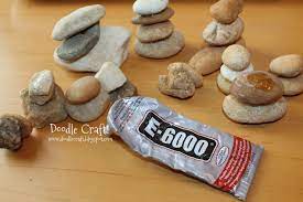 Gluing Rocks Together Google Search Rock Sculpture Rock Sculpture Diy River Rock Crafts