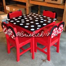 Minnie Mouse Table And Chairs Mickey Mouse Room Kids Table And Chairs Diy Kids Table