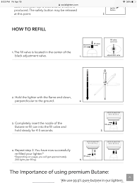 Refill Social Light Lighter Fill Valve Good To Know Lighter