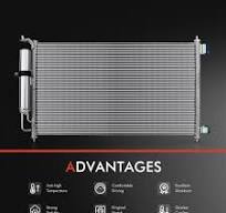 Receiver Drier Garage-Pro A/C Condenser With For 2007-2012 Nissan Versa &  2009-2014 Nissan Cube A/C Condenser Replacement