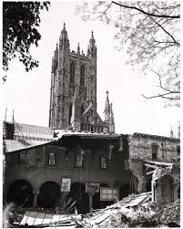 The Cathedral and World War II: The bombing of the Library – Canterbury  Cathedral