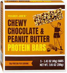 Chewy Chocolate Peanut Butter Protein Bars