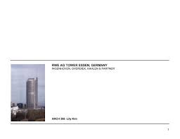 The latter success qualified them to the first season of the european cup Rwe Ag Tower Essen Germany Ingenhoven Overdiek Kahlen