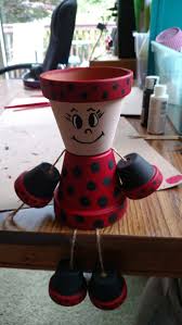 Marienkafer Selbstgemachte Tongefasse Bemalte Topfe Diy Tontopfe