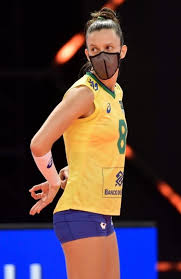 The best and the brightest test. Macris Carneiro Inspiring People To Stay Safe Volleyballworld Com