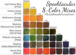 You can add a higher. Spooktacular 8 Color Fall Palette Scratchmade Journal