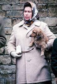 Hats Off The Babushka Head Scarf Is Turning Heads Right Now Corgi Queen Queen Elizabeth History Of Queen Elizabeth