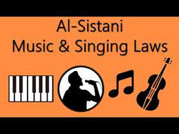 Music that doesn't have bad themes is halal. Al Sistani Music Singing Laws Youtube