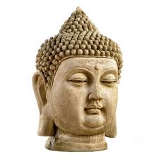 Grande Statue Tete De Bouddha H 60cm Tete De Bouddha Bouddha Statue