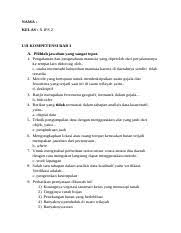 Pada tingkat molekular, hal ini disebabkan karena mutasi tidak berhubungan dengan perubahan adaptif. Geografi Uk 3 Dan Uk 4 Jawaban Docx Nama Kelas X Ips 2 Uji Kompetensi Bab 3 A Pilihlah Jawaban Yang Sangat Tepat 1 Pengalaman Dan Pengetahuan Manusia Course Hero