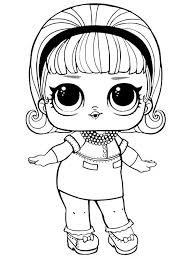 You can also color these coloring pages online. Lol Dolls Coloring Pages Free Printable Lol Dolls Coloring Pages