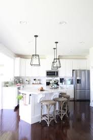 Paint colors with oak trim and white curtain. Orchard House White Kitchen Reveal Abby Lawson