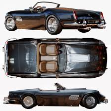 The ferrari 250 is a series of sports cars and grand tourers built by ferrari from 1952 to 1964. Ferrari 250 Gt Swb California Spyder 3d Model For Corona