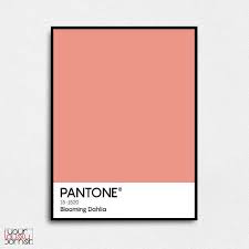 Pantone Poster Pantone Wall Art Pantone Print Pantone