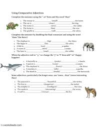 Comparatives And Superlatives Interactive And Downloadable Worksheet You Can Do Th Comparative Adjectives Comparative Adjectives Worksheet Adjective Worksheet