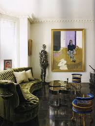 Olive Lavende Blue Color Scheme With Linen Colored Walls Very Chic Woonideeen Binnenhuisarchitect Woonkamer Decoratie