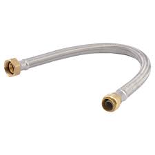 Ace 3/4 inch fip t x 3/4 inch d fip 36 inch braided stainless steel water heater supply line. Sharkbite 3 4 Inch X 1 Inch X 24 Inch Water Softener Connection Hose The Home Depot Canada