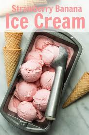 Fill cylinder of ice cream maker; Strawberry Banana Ice Cream Maker 101 Simple Recipe