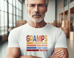 Gramps PNG, Sublimation Design for Grandfathers, Cute Gramps Print for  T-shirts, Sweatshirts, and Gifts, Digital Download