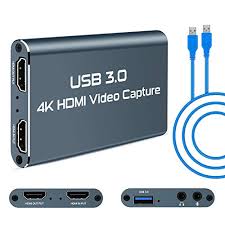 When the next generation of gaming consoles hits the market, many titles are expected to run 4k resolution at 60fps. Rosmarinus Video Capture Card 4k Usb 3 0 Hdmi Capture Device With Hdmi Loop Out 4k 1080p