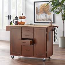 Nba legends, dominique wilkins and clyde drexler, were joined by former players, dan majerle and rick fox, in the celebrity team roster. Tms Country Kitchen Cart With Wood Top Espresso Walmart Com Walmart Com