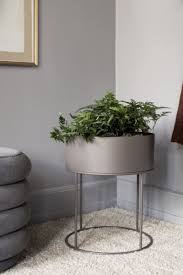 plant box round plantenbak ferm living warmgrijs planten plantenbak koffietafel