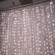18ft X 9ft 600 Sequential White Led Lights With White Organza Big Photography Curtain Backdrop White Led Lights Curtain Backdrops Led Lights