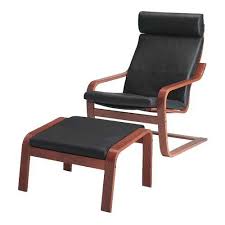 ikea poang chair armchair and footstool set with black leather covers ikea poang chair chair cushions chair