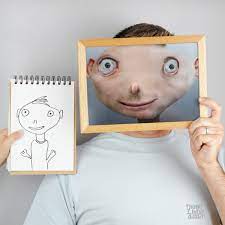 Dom is six and he likes to draw. Dad Turns His Kids Drawings Into Abstract Reality Nerdist