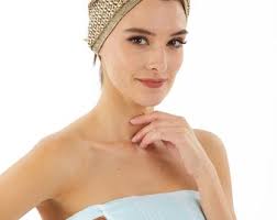 Helen Original Turkish Hand Towels by GOLD CASE Set of 4 20x40 Pre-washed  100% Cotton Decorative Towel for Hand, Face, Hair, Dishcloth-black