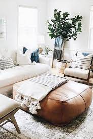 Amazing Square Moroccan Pouf Ottoman Leather Pouf Moroccan Etsy Family Room Design Neutral Living Room Living Room Inspo